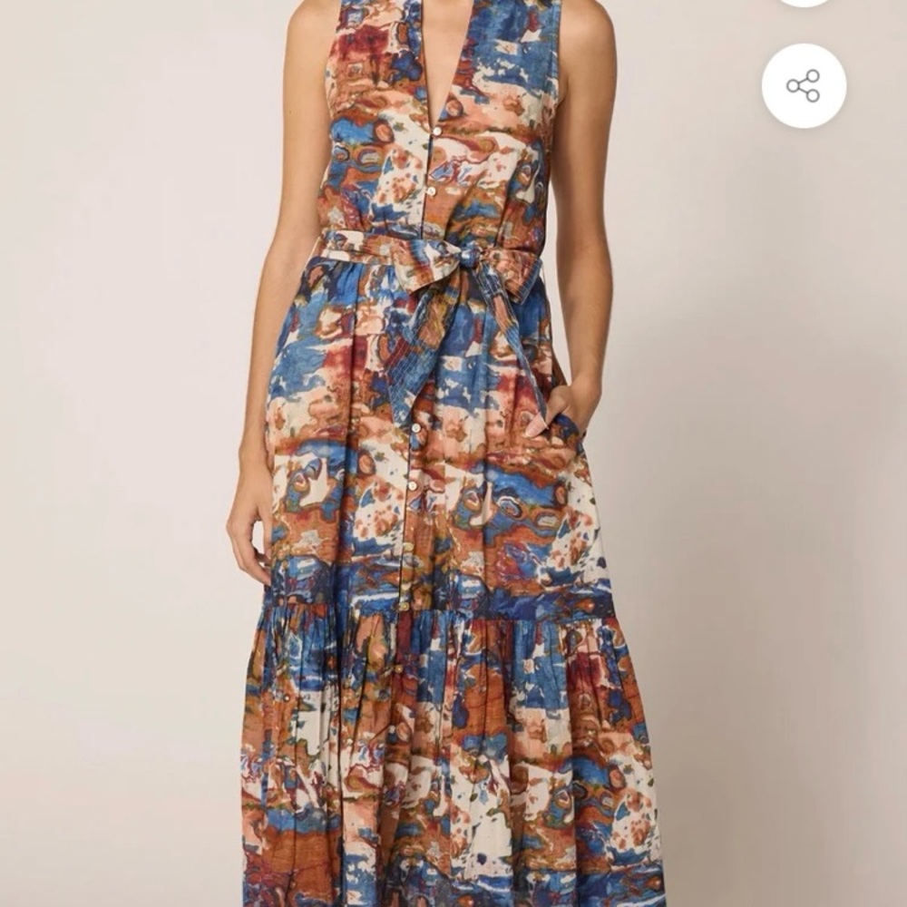 CLEOBELLA Izora midi dress‎ murano multi-color size S - Picture 4 of 16